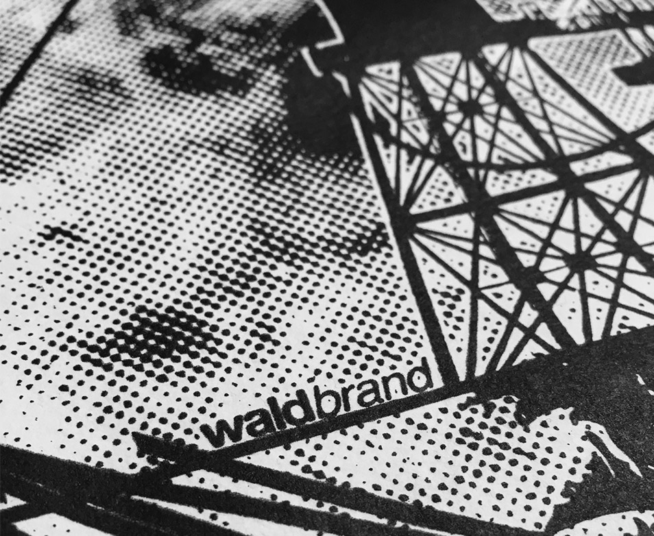 La Communion - Siebdruck auf Natron-Kraft-Papier