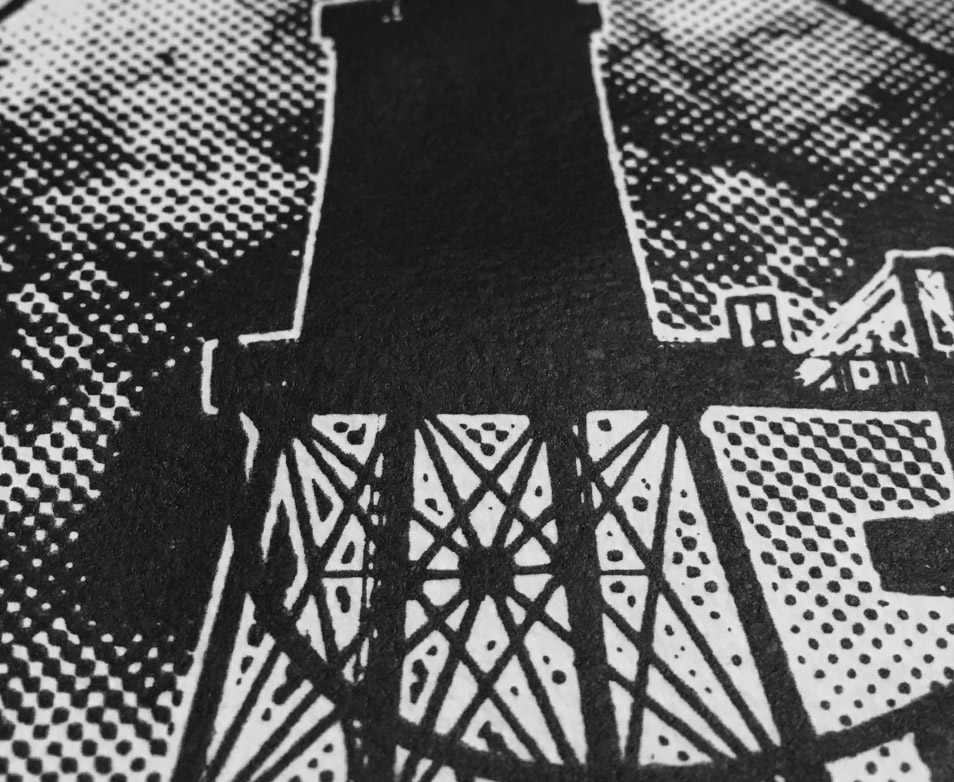 La Communion - Siebdruck auf Natron-Kraft-Papier