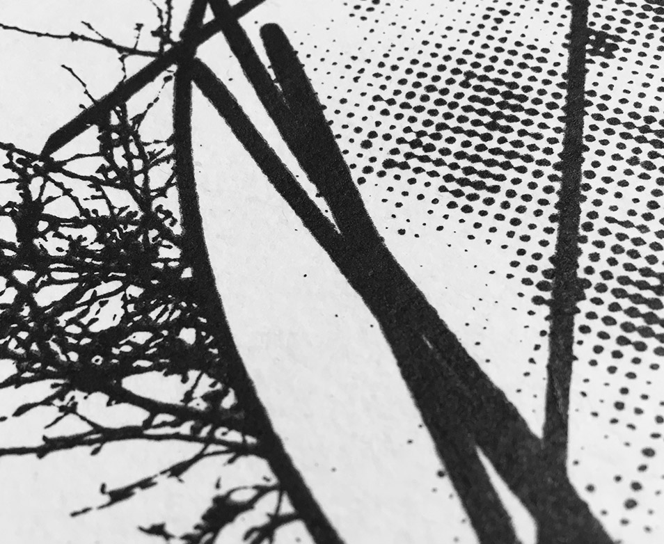 Siebdruck Poster, büttenpapier, grafik, design, la communion - Siebdruck auf handgeschöpftem Papier, poster, grafikem, plakate, paper prints, grafikdesign, rasterdruck, waldbrand media, textildruck, siebdruck motive,