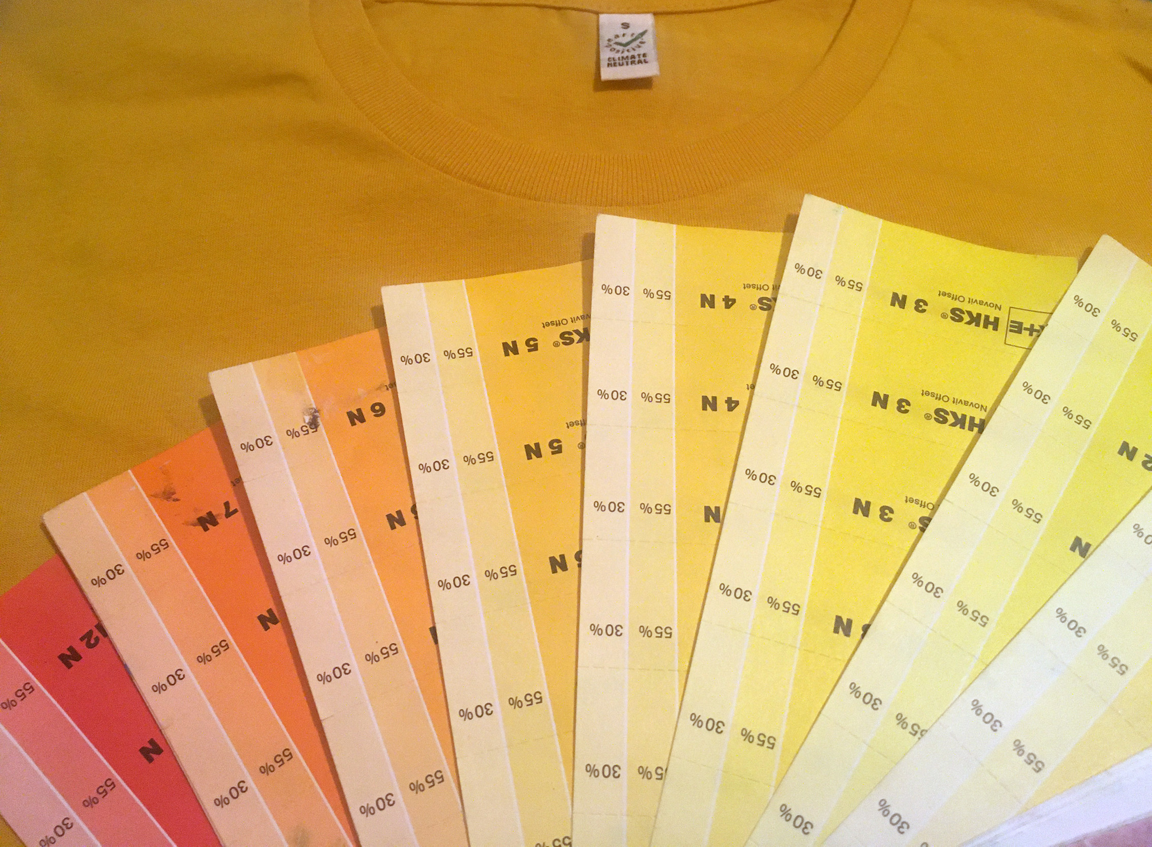 Drei Zinnen gelbes Damen Shirt